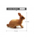 Symulacja mały lisek zając królik wiewiórka figurka zwierzątka home decor miniaturowe bajkowe akcesoria do dekoracji ogrodu stat