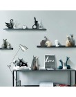 Figurki zwierząt akcesoria do dekoracji domu Nordic Vintage wyroby do dekoracji domu Ornament H