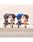 2 sztuk/zestaw New Arrival księżyc para pcv romantyczny figurki rzemiosła dekoracyjne ozdoby dla Bonsai dekoracje na stół