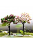 9 stylów mini drzewo bajki dekoracje ogrodowe miniatury krajobraz rzemiosło żywiczne Bonsai akcesoria ogrodowe Terrarium