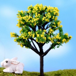 9 stylów mini drzewo bajki dekoracje ogrodowe miniatury krajobraz rzemiosło żywiczne Bonsai akcesoria ogrodowe Terrarium