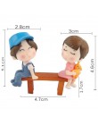 2 sztuk/zestaw New Arrival księżyc para pcv romantyczny figurki rzemiosła dekoracyjne ozdoby dla Bonsai dekoracje na stół