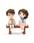 2 sztuk/zestaw New Arrival księżyc para pcv romantyczny figurki rzemiosła dekoracyjne ozdoby dla Bonsai dekoracje na stół
