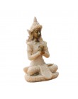 VILEAD 16 styl posąg buddy natura piaskowiec tajlandia rzeźba buddy hinduskie Fengshui figurka medytacja miniaturowy wystrój dom