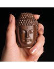 6cm posąg buddy drewno drewniane Sakyamuni Tathagata figurka mahoń indie posąg głowa buddy rzemiosło dekoracyjne Drop Shipping