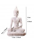 VILEAD 16 styl posąg buddy natura piaskowiec tajlandia rzeźba buddy hinduskie Fengshui figurka medytacja miniaturowy wystrój dom
