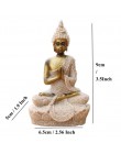 VILEAD 16 styl posąg buddy natura piaskowiec tajlandia rzeźba buddy hinduskie Fengshui figurka medytacja miniaturowy wystrój dom