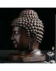 6cm posąg buddy drewno drewniane Sakyamuni Tathagata figurka mahoń indie posąg głowa buddy rzemiosło dekoracyjne Drop Shipping