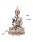 VILEAD 16 styl posąg buddy natura piaskowiec tajlandia rzeźba buddy hinduskie Fengshui figurka medytacja miniaturowy wystrój dom