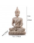 VILEAD 16 styl posąg buddy natura piaskowiec tajlandia rzeźba buddy hinduskie Fengshui figurka medytacja miniaturowy wystrój dom