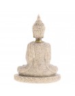 MagiDeal Hue piaskowiec medytacja posąg buddy rzeźba Handmade figurka medytacja miniatury Ornament statua dom D 3