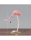 3 Style żywica Flamingo figurka nowoczesna imitacja zwierzęcia statua do dekoracji wnętrz dekoracje ślubne dekoracje na imprezę 