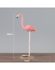 3 Style żywica Flamingo figurka nowoczesna imitacja zwierzęcia statua do dekoracji wnętrz dekoracje ślubne dekoracje na imprezę 