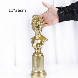 VILEAD 36cm żywica Freya bogini statuetki salon domu rzeźba artystyczna badania okno pokoju kreatywny portret dekoracje na preze
