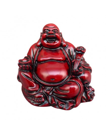 Żywica Laughing budda figurka Ornament Fengshui statua Maitreya rzeźba buddy rzemiosło dekoracja dekoracja na biurko