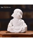 Strongwell śliczny mały mnich statua piaskowiec urocza chiński budda statuetki piękny figurka do wystroju domu kreatywny prezent