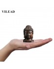 VILEAD 2.36 ''drewno Sakyamuni statua 6cm drewniany posąg buddy kreatywny Tathagata figurki mahoń indie głowa buddy rzemiosło