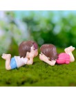 2 sztuk/1 zestaw rzemiosło dekoracyjne bajki miłośników ogrodu figurki para wysokiej jakości miniatury popularne żywica Sweety g