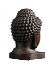 VILEAD 2.36 ''drewno Sakyamuni statua 6cm drewniany posąg buddy kreatywny Tathagata figurki mahoń indie głowa buddy rzemiosło