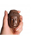 VILEAD 2.36 ''drewno Sakyamuni statua 6cm drewniany posąg buddy kreatywny Tathagata figurki mahoń indie głowa buddy rzemiosło