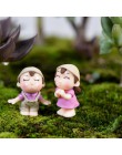 2 sztuk/1 zestaw rzemiosło dekoracyjne bajki miłośników ogrodu figurki para wysokiej jakości miniatury popularne żywica Sweety g
