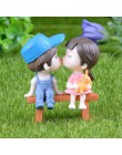 2 sztuk/1 zestaw rzemiosło dekoracyjne bajki miłośników ogrodu figurki para wysokiej jakości miniatury popularne żywica Sweety g