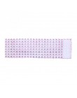 2 sztuk 50*4cm klamra ozdobna zasłona klipy pasek okno Diamante Crystal Tieback serwetka akcesoria do zasłon 734