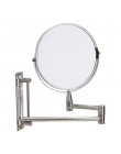 ORZ lustro ścienne przedłużyć dwustronnie łazienka kosmetyczne makijaż golenia twarzy Rotatalbe 7 "3X lustro powiększające