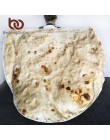 BeddingOutlet kukurydza Tortilla koc Pita Lavash rzut koc flanelowy polar Sofa Plaid śmieszne jedzenie pluszowa narzuta manta Bu