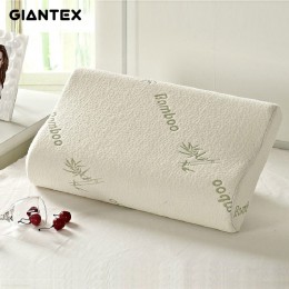 GIANTEX śpiąca bambusowa poduszka z pianki memory poduszka ortopedyczna poduszka podrozna szyjki Poduszkap poduszki travel pillo