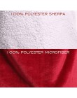 Mikrofibra pluszowy koral polar Sherpa koc z rękawami Super miękka ciepła kieszeń zewnętrzna bluza z kapturem dla dorosłych zima