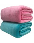 Miękki ciepły materiał koc z polaru zimowy prześcieradło narzuta Sofa Plaid rzut 220Gsm 6 rozmiar lekka, cienka mycie mechaniczn