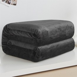 Miękki ciepły materiał koc z polaru zimowy prześcieradło narzuta Sofa Plaid rzut 220Gsm 6 rozmiar lekka, cienka mycie mechaniczn