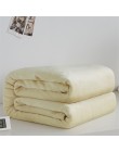 Miękki ciepły materiał koc z polaru zimowy prześcieradło narzuta Sofa Plaid rzut 220Gsm 6 rozmiar lekka, cienka mycie mechaniczn