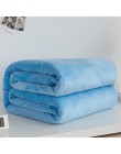 Miękki ciepły materiał koc z polaru zimowy prześcieradło narzuta Sofa Plaid rzut 220Gsm 6 rozmiar lekka, cienka mycie mechaniczn