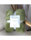 BeddingOutlet flanelowy koc polarowy miękki koc podróżny jednokolorowy narzuta pluszowa obudowa na kanapa z funkcją spania ciepł
