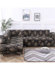 Elastyczna narzuta na sofę Slipcovers L shape narzuta na sofę s do salonu elastan tanie przekrój narzuta na sofę 1/2/3/4 Seater 