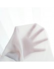 Białe firany tiulowe do dekoracji salonu nowoczesna szyfonowa solidna zasłona kuchenna Voile