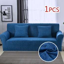 Slipcovers Elastic Stretch uniwersalna narzuta na sofę segmentowe pokrowce na meble salon narzuta na sofę L kształt fotel Home 1