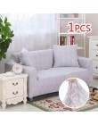 Slipcovers Elastic Stretch uniwersalna narzuta na sofę segmentowe pokrowce na meble salon narzuta na sofę L kształt fotel Home 1