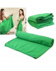 70*140cm cienkie ręczniki chłonne zielona kąpiel Sport na plaży ręczniki chłonne Travel Sport Gym suszenie Camping stroje kąpiel