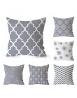 45*45CM geometryczny wzór skandynawski obicia na poduszki Tropic ananas rzuć poduszka pokrywa poduszka z poliestru Case Sofa pos