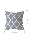 45*45CM geometryczny wzór skandynawski obicia na poduszki Tropic ananas rzuć poduszka pokrywa poduszka z poliestru Case Sofa pos