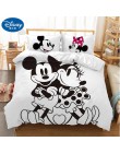 Disney kreskówka myszka miki Minnie pościel zestaw piękny para pościel queen king size zestaw dzieci kołdra okładka poszewki