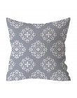 45*45CM geometryczny wzór skandynawski obicia na poduszki Tropic ananas rzuć poduszka pokrywa poduszka z poliestru Case Sofa pos
