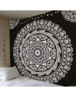 Duży 200x150cm Mandala gobelin indyjski ściany wiszące czeski mata plażowa kocyk poliestrowy mata do jogi domu artystyczna do sy