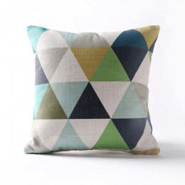 Nordic geometryczny poszewki na poduszki strzały jelenie Elk Sofa poduszki dekoracyjne poszewka na poduszkę 45*45 pościel beżowy