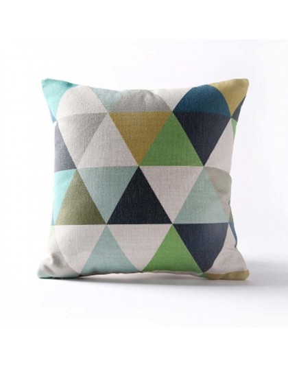 Nordic geometryczny poszewki na poduszki strzały jelenie Elk Sofa poduszki dekoracyjne poszewka na poduszkę 45*45 pościel beżowy