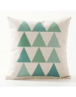 Nordic geometryczny poszewki na poduszki strzały jelenie Elk Sofa poduszki dekoracyjne poszewka na poduszkę 45*45 pościel beżowy