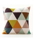 Nordic geometryczny poszewki na poduszki strzały jelenie Elk Sofa poduszki dekoracyjne poszewka na poduszkę 45*45 pościel beżowy